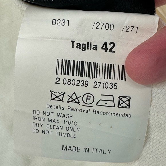 Violanti for Searle made in Italy form fitting lightweight button down jacket - Picture 6 of 12